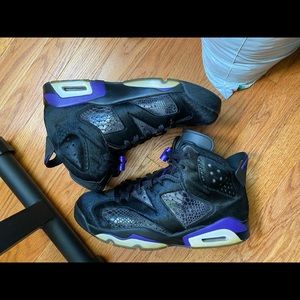 Nike air Jordan 6 social status pony hair